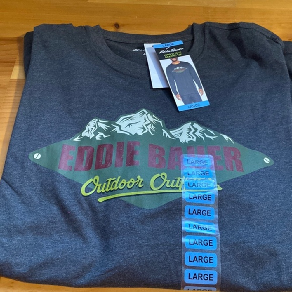 NWT Eddie Bauer Graphic tee Sz Lg